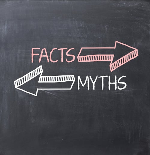 Chalkboard myths vs. facts