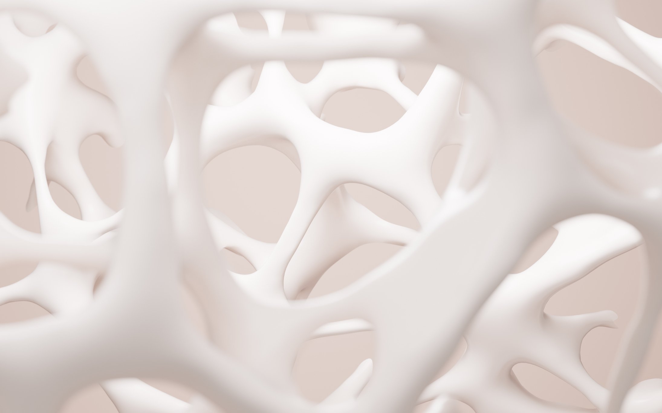 3d rendering bone mineral density background